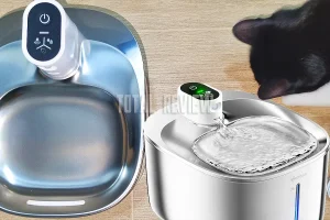 fuente de agua para gatos y perros, bebedero automático