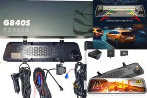 espejo retrovisor con cámara 4K y GPS