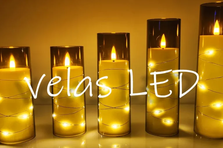 Velas LED con efecto llama: un toque de decoración especial