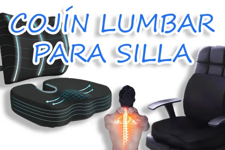 Este cojín lumbar para silla cambiará tu confort en la oficina