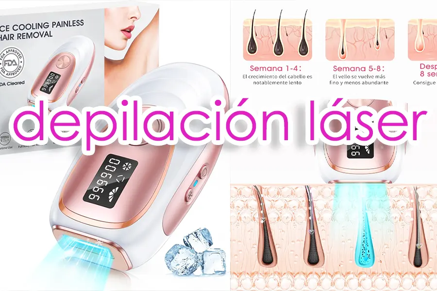 depiladora láser de luz pulsada