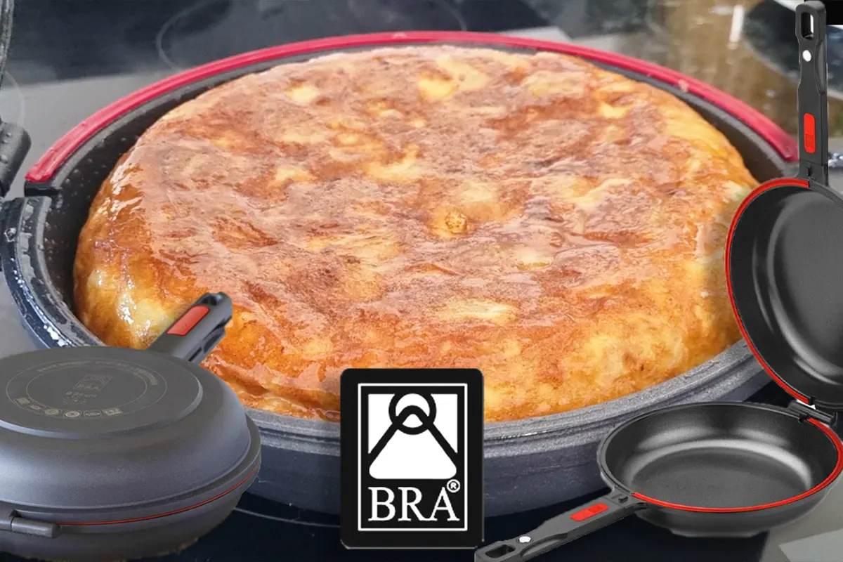 sartén doble para tortillas BRA