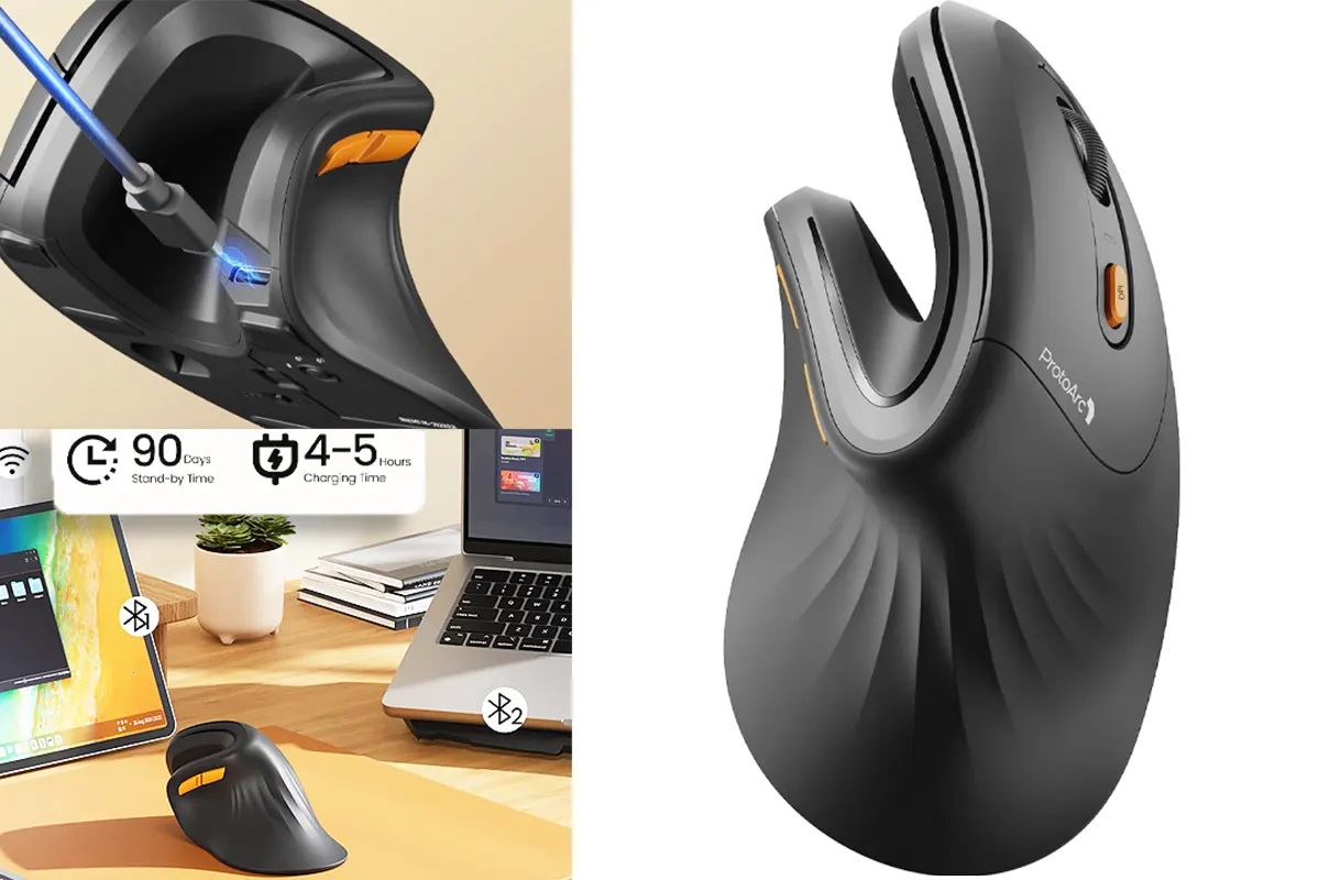 ratón ergonómico vertical ProtoArc EM11 NL