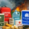 comida de supervivencia para el kit de emergencia